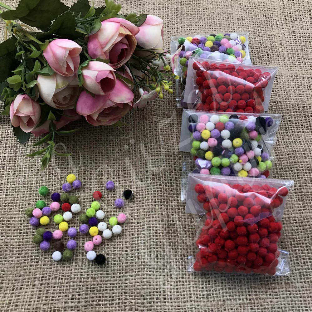 Kadife Boncuk (0.30gr.) Renkli