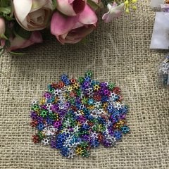 Metalize Plastik Kar tanesi Boncuk (0.30gr.)