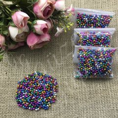 Metalize Plastik Dünya Boncuk (0.30gr.)