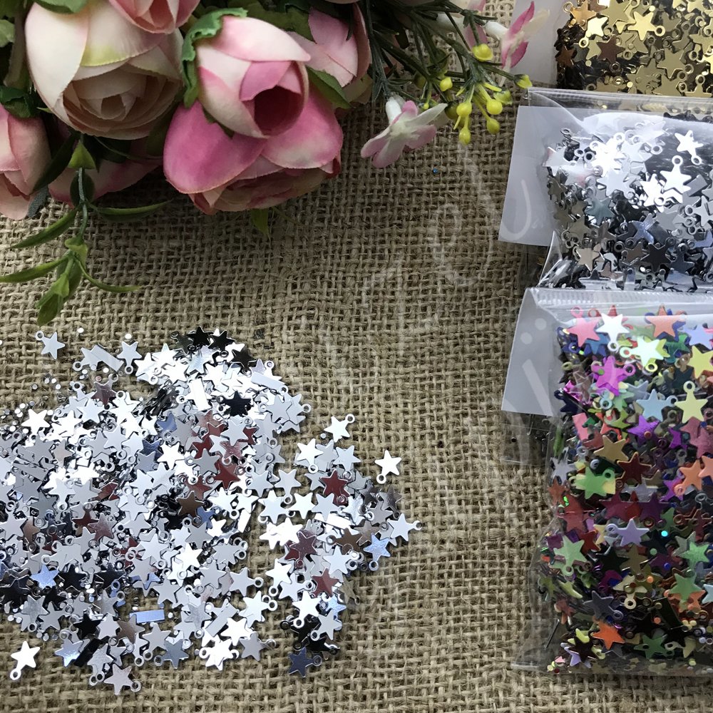 Plastik Pul Yıldız Şekli (0.30 gr.) Gümüş