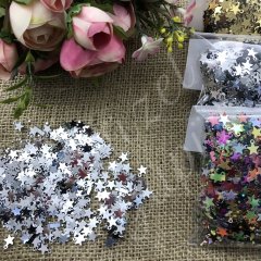 Plastik Pul Yıldız Şekli (0.30 gr.) Gümüş