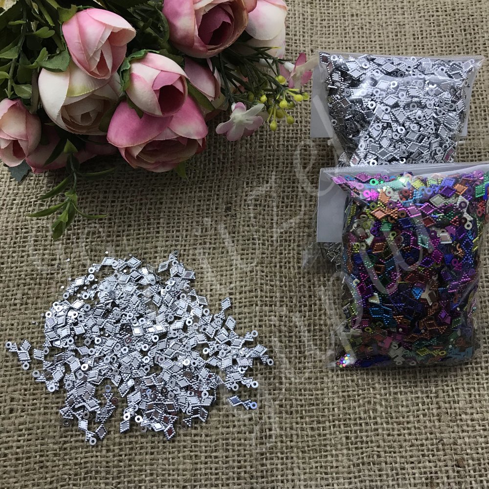 Plastik Pul Balık Şekli (0.30 gr.) Gümüş
