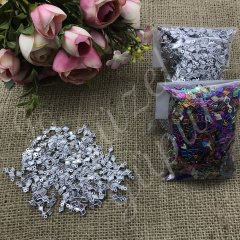 Plastik Pul Balık Şekli (0.30 gr.) Gümüş