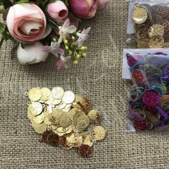Plastik Pul Büyük Tuğra Şekli (0.30 gr.)
