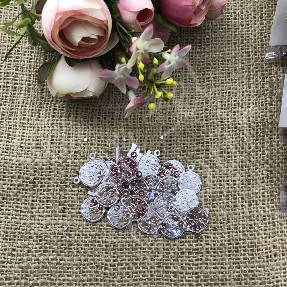 Plastik Pul Büyük Tuğra Şekli (0.30 gr.) Gümüş