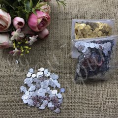 Plastik Pul Küçük Tuğra Şekli (0.30 gr.) Gümüş