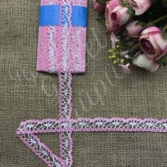 Floş Dantel 1993 Açık Pembe Beyaz